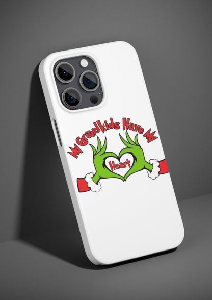 Funny Grinch Christmas PhoneCase, Grinch Style Phone Case