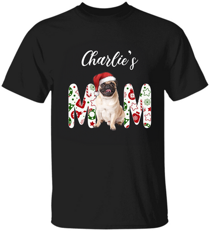 Custom Christmas Dog T-shirt, Designs Unique Dog T-shirt, The Perfect Christmas Gift for Dog Lovers