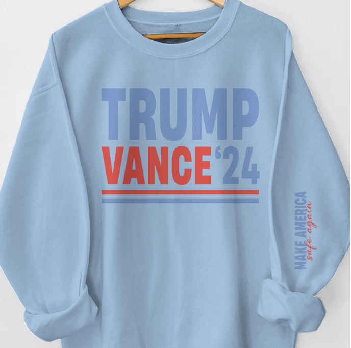 America Will Have Its Own Glory - US Elections Unisex Sweatshirt With Design On Sleeve