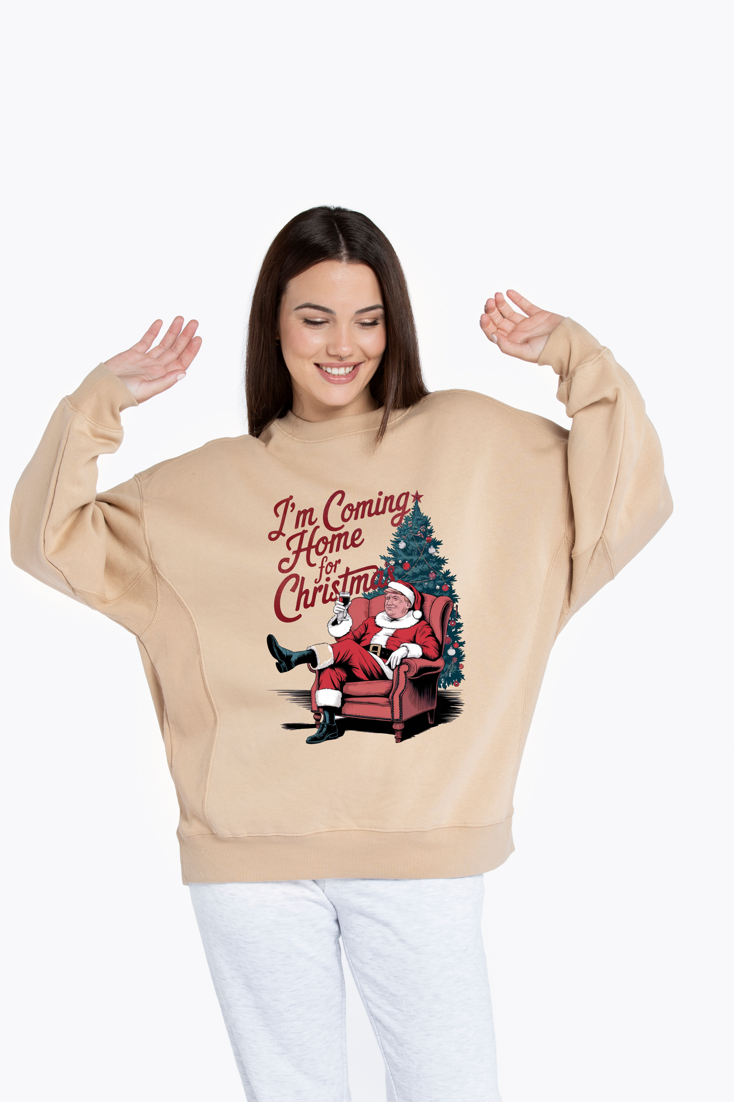 I'm Coming Home For Christmas Sweatshirt, Coming Home to Celebrate Christmas Sweatshirt