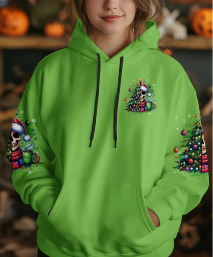 Sorta Merry Sorta Scary Christmas All Over Print Hoodie